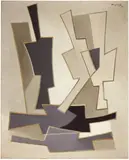 Alberto Magnelli, Conversation illuminée, 1950, Oil on canvas