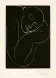 Henri Matisse, L'Homme endormi, 1936, Aquatint on laid paper
