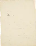 Otto Meyer-Amden, Sammelnummer von 4 Zeichnungen: Gärtnerstudie. - Stehender männlicher Akt. - Sitzender männlicher Akt. - Stehende Figur