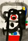 Joan Miró, L'enragé, 1967, Etching, aquatint and carborundum on "chiffon de Mandeure"