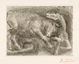 Pablo Picasso, Taureau attaquant un cheval