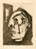 Femme qui pleure devant un mur by Pablo Picasso, Paris 22 October 1937, printed in 1961, published in 1981, sold Sep 2024