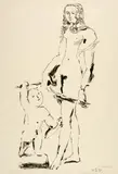 Pablo Picasso, Vénus et l'Amour, 3e variation, 25 May 1949, Lithograph on firm wove paper Arches with watermark
