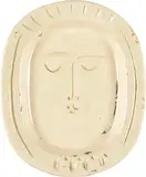 Visage de femme by Pablo Picasso, 1955, High oval ceramic plate. White faience; ceramic, Madoura edition, sold Sep 2024