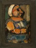 Georges Rouault, Mère Ubu, Circa 1938, Oil on canvas