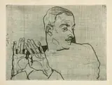 Egon Schiele, Bildnis Arthur Roessler, 1914 (before 11 July), Drypoint
