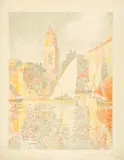 Paul Signac, Saint-Tropez: Le Port, 1897-1898, Colour lithograph