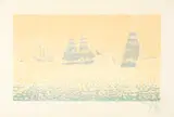 Paul Signac, Les bateaux, 1896/1897, Colour lithograph on China