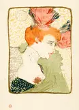 Mademoiselle Marcelle Lender, en buste by Henri de Toulouse-Lautrec, 1895, edition 1895, Colour lithograph on wove paper, sold Sep 2024