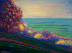 Albert Trachsel, Paysage de rève, Circa 1912, Oil on canvas