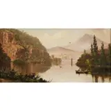 Haughton Forrest, River Derwent, Tasmania, oil on board