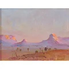 Rubery Bennett, Deep West Country CA, oil on board