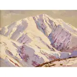 Rubery Bennett, Mt Feathertop, oil on board