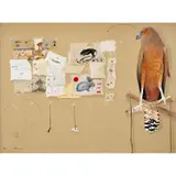 Graeme Townsend, Spotted Harrier Spotted Prey, 1981, oil on canvas