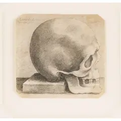 After LEONARDO DA VINCI (Italian, Vinci 1452–1519 Amboise) by Wenceslaus Hollar, etching, sold Sep 2026