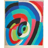 Sonia Delaunay, L'oeil, colour lithograph, ed. EA 10/25