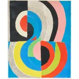 Sonia Delaunay, Plougastel, 1970, colour lithograph, ed. 9/75