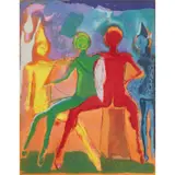 Marino Marini, Marino from Shakespeare II, 1977-78, etching, aquatint and drypoint, ed. 35/75