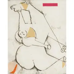 Marino Marini, Gioco Perfetto, etching, P.A