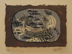 Georges Braque, Phaeton, Char I, 1945, colour lithograph, ed. 9/75