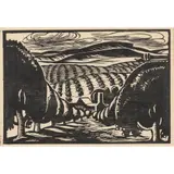 Adelaide Perry, Kurrajong, the Citrus Orchard, 1929, linocut
