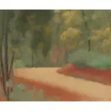 Clarice Beckett, Sherbrooke, oil on board