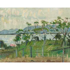 Edith Holmes, (Mount Direction, Tasmania), c.1954, oil on canvas laid on board