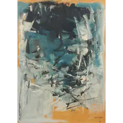 Margo Lewers, Our Confusion Unsolved, craypas and oil on paper laid board