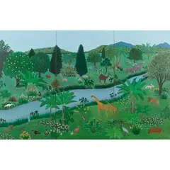 Margery Dennis, Eden, 1984, oil on canvas (triptych)