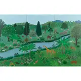 Margery Dennis, Eden, 1984, oil on canvas (triptych)