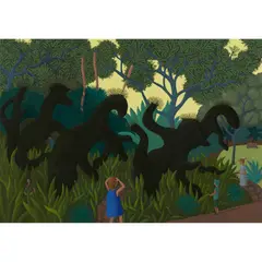 Anne Graham, Children's Topiary, Royal Botanic Gardens, 2011, oil on canvas