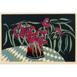 Aileen Brown, Gum Blossoms and Checkered Cloth