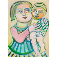Mirka Mora, To Love an Angel, 1986, gouache on paper