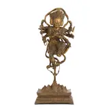 The base inscribed "Hongwu Bingzi Siyue Jiri Shi", translated as "Dedicated on an auspicious day in the fourth month of the Bingzi year of the Hongwu period (1396)." by A Chinese Gilt Lacquered Bronze Figure Of Ucchusma, Hongwu Mark, Ming Dynasty, sculpture, sold Jun 2026