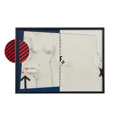Ken Reinhard, a avoids f, mixed media