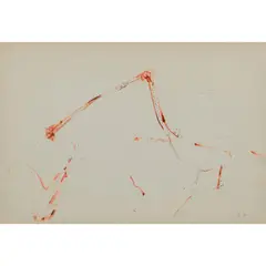 Brolgas Dancing by John Olsen, 1970, watercolour on paper, sold Mar 2026