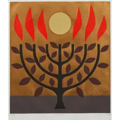 John Coburn, Tree of Life, 1981, screenprint, ed. 21/50