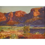 Rubery Bennett, Burragorang Valley, oil on board