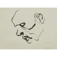 Noel Counihan, Face, 1978, ink on paper