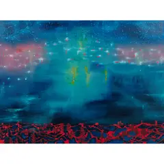 Jon Cattapan, Two Bands, 2000/2025, oil on linen