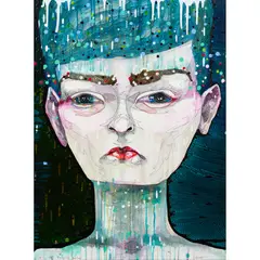 Del Kathryn Barton, Dawn, 2009, synthetic polymer paint, gouache, watercolour, pen and ink on canvas