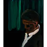 Holly Greenwood, Le Marais, 2023, oil on black aluminium