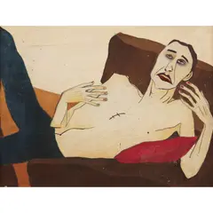 Caroline Zilinsky, Decline of Brook Slone, 1999, oil on canvas