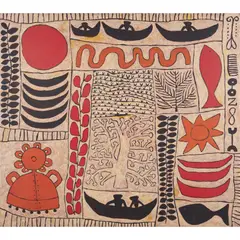 Marina Strocchi, Red Sun, 2005, acrylic on linen