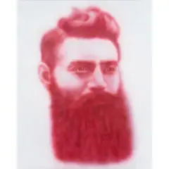 Fiona Lowry, Ned Kelly I, 2023, acrylic on canvas