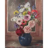 Nora Heysen, Spring Flowers, 1960, oil on canvas
