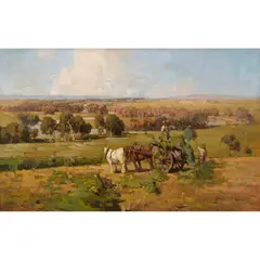 William Beckwith McInnes, (Hay Wagon), c.1915, oil on canvas