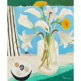Mary Fedden, (Still Life with Lilies)