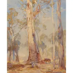 Hans Heysen, A Lord of the Bush, 1913, watercolour on paper