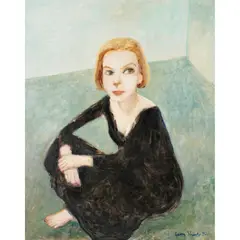 Portrait of Jacqueline McKenzie by Garry Shead, 1996, oil on board, sold Mar 2026
